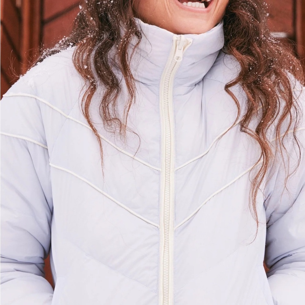 Marine Layer arctic ice reversible puffer jacket size medium new NWT - Picture 4 of 10